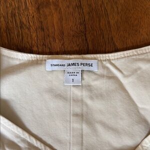 James Perse Off-White Blouse
